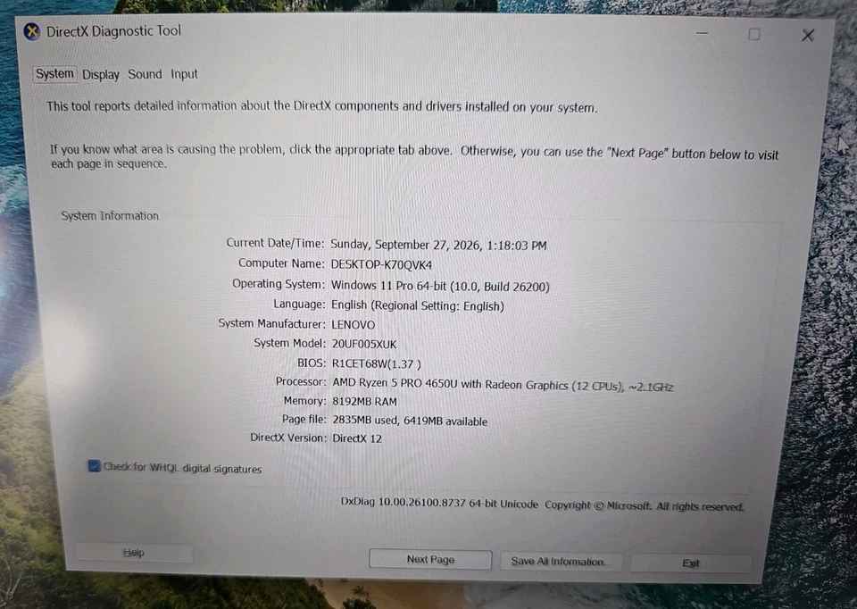 Lenovo ThinkPad X13 G1 · Ryzen 5 PRO 4650U · 8GB · 256GB, photo 3 of 5