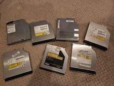 Laptop DVD/CD Drives Lot of 6 Mixed Models Various Interface UNTESTED