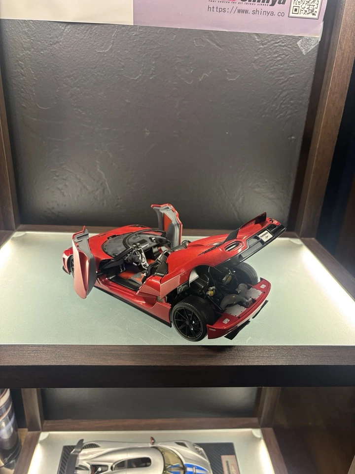 AUTOART Koenigsegg Agera 1/18 Red Scale Model Car Collectible Limited Edition - Image 2 of 4