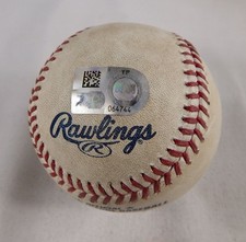 2022 Chicago Cubs Pirates Game Used Baseball Wil Crowe Jared Young Single 2