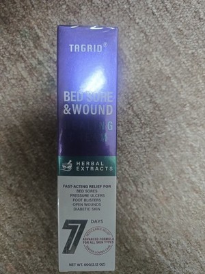 Tagrid Bed Sore & Wound Healing Cream Herbal Extracts 2.12 Oz (7/2028)