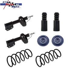 2x GASDRUCK STOSSDÄMPFER + FEDERN + DOMLAGER + SCHUTZKAPPEN VORNE FÜR CLIO 2