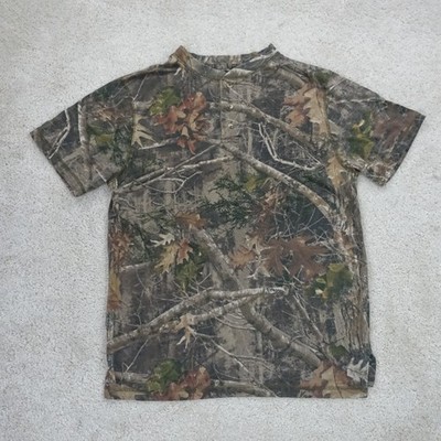 Red Head Brand Co. Henley Hemd Erwachsene Medium Braun Camouflage Realtree Jagd Outdoor