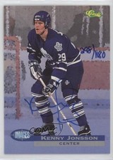 1995 Classic Images Auto 298/1180 Kenny Jonsson Auto n1u