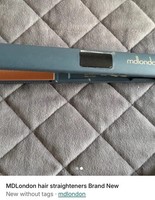 mdlondon STRAIT Hair Straightener Casal Blue Blush Professional Straighteners