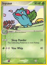 Pokemon Card - Crystal Guardians 34/100 - IVYSAUR (uncommon) - NM