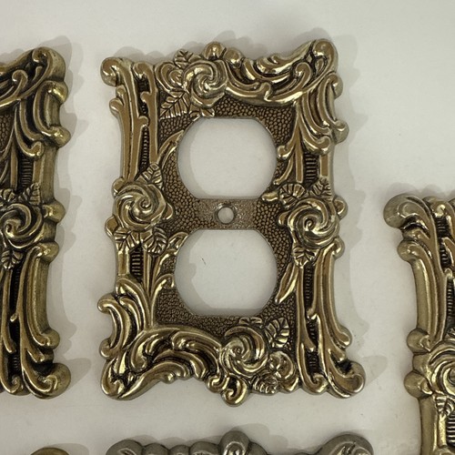 5 placas de salida de pared vintage de metal rosa AmerTac 60D N60TA 60T N60DA LEER - Imagen 3 de 17