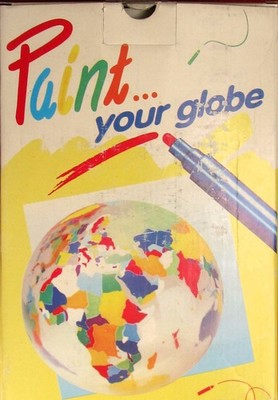 Ledraplastic Sitzball Gymnastikball ''Paint your globe'' 55 cm NEU Ball