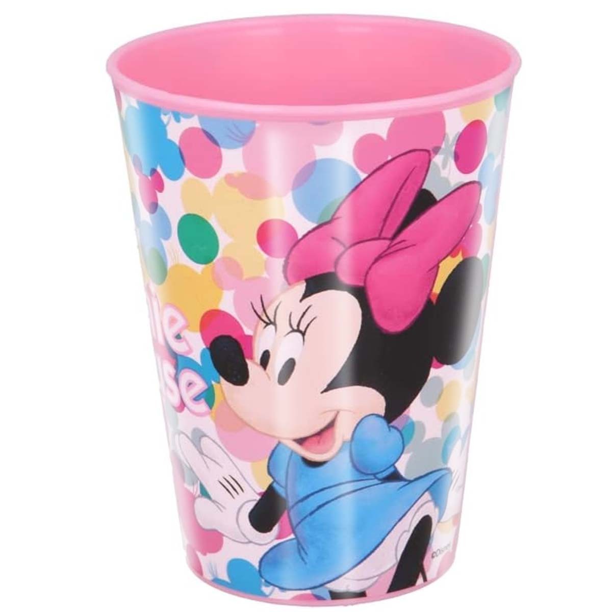 Gobelet Minnie Mouse 430 ml réutilisable rose et bleu idéal pour anniversaire Disney