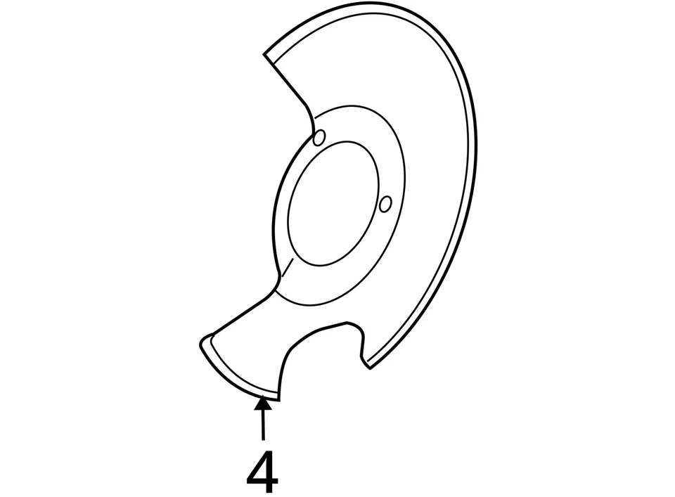 Se adapta a Buick Regal Shield 2012-2017 FRT BRK 13273626 - NUEVO FABRICANTE DE EQUIPOS ORIGINALES 13273626 Foto 4 de 4
