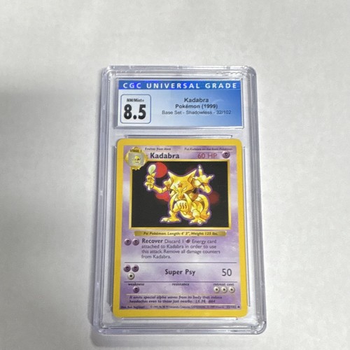 Kadabra (Shadowless) graded CGC 8.5 for sale on eBay