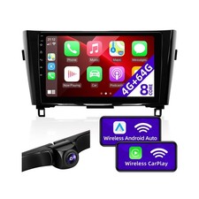Android Car Radio Compatible with Android Auto Wireless Carplay for Nissan Ro...