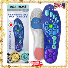 Akusoli Insoles for Woman, Magnetic Shoe Insert, High Arch Support Inserts for..