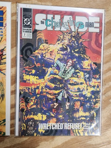 Shade the Changing Man Comic #4 #7 Lot - Picture 3 of 3