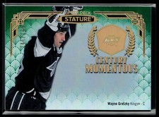 2020-21 Upper Deck Stature Century Momentous Green #CM-25 Wayne Gretzky 146/149