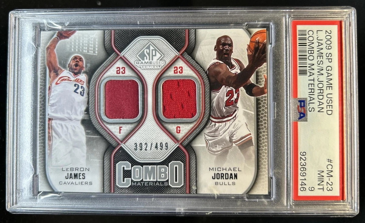 2009-10 SP Game Used - LeBron James/Michael Jordan #CM-23 for sale 