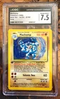 CGC 7.5 - Machamp 1999 Base Set 1st Edition 8/102 - Holo Pokemon ... not PSA