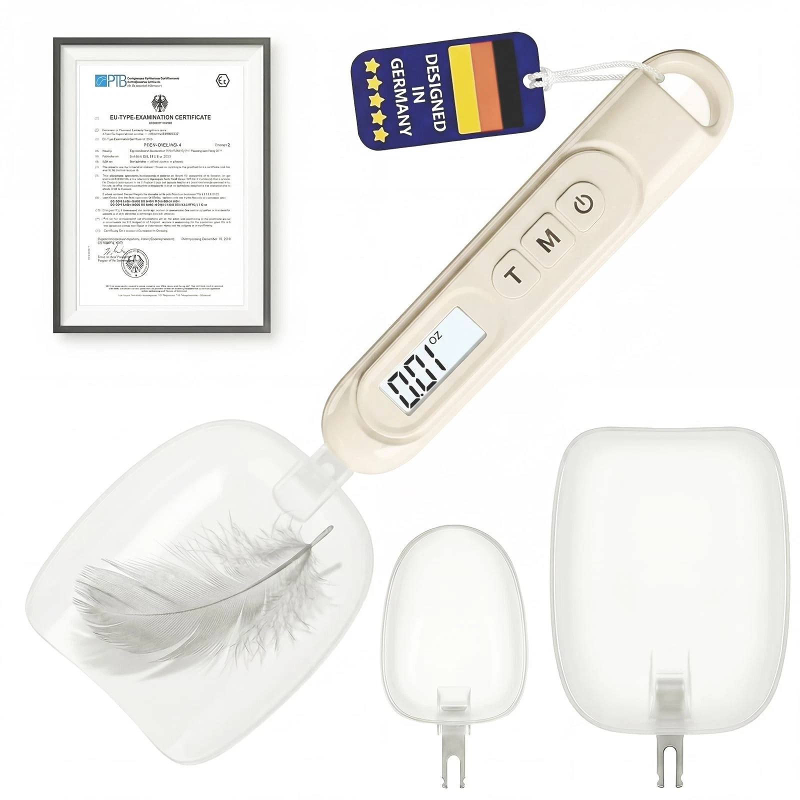 2026 Upgraded 2-In-1 Digital Measuring Spoon 【High-Precision 0.01oz/0.1g · Te...