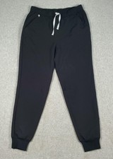 FIGS Jogger Pants Mens Large Black Technical Collection Tansen Scrub Stretch