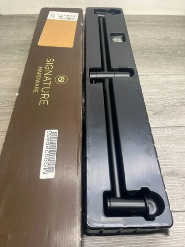 Signature Hardware SHSB3040MB 28" Hand Shower Slide Bar - Matte Black READ - Picture 1 of 3