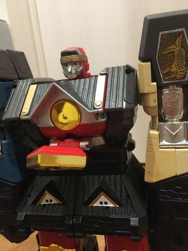 DX Chogokin Muteki Shogun Megazord Power Rangers Mighty Morphin Kakuranger Used - Picture 7 of 10