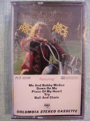 JANIS JOPLIN’S Greatest Hits  Vintage Cassette Tape Columbia Records SEALED - Picture 1 of 4