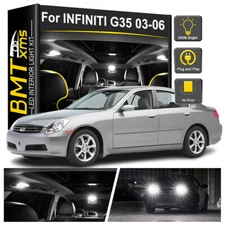 11x Interior LED Light Bulbs Reverse For INFINITI G35 Sedan Coupe 2003-2006