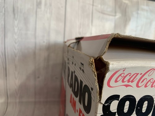 Coca Cola Cooler Box Picnic Camping Vintage Retro Radio AM FM Tested and Working - Picture 4 of 16