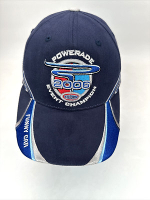 Main Gate NHRA Powerade 2006 Event Champion Funny Car Fitted Hat Size Small Blue