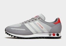 Adidas Originals LA Trainer Weave Woven ® ( Men Sizes: UK 10 & 11 ) Light Grey