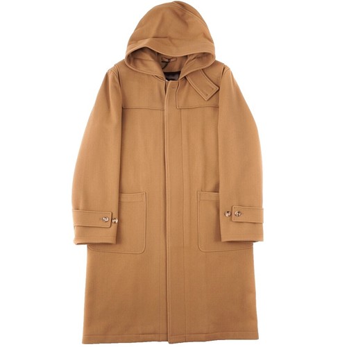 NO CUSTOMS TAX) LARDINI brown glen check wool sportscoat jacket 38