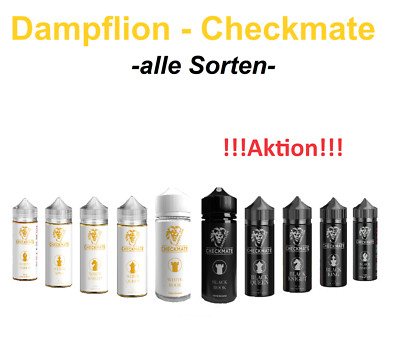 Dampflion Checkmate Aroma Longfill - Alle Sorten - u.a. Black Queen / White King