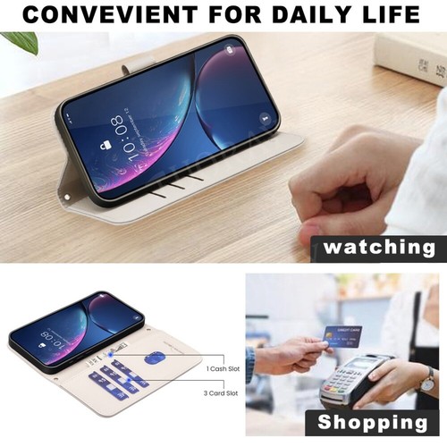 Leder Hülle für Xiaomi Redmi Note 11 12 13 14 Pro+ 5G Schutz Cover Handy Tasche - Picture 56 of 90