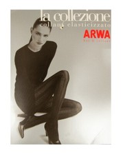 SG Women's Stretch Microfiber Worked Fashion Style ARWA Arts Socks Tights