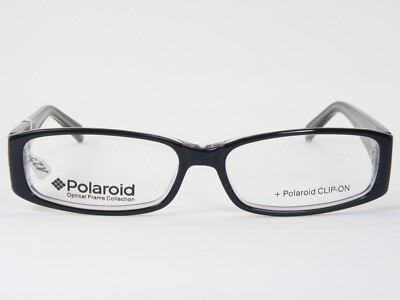 Polaroid P5000 A BLACK /CRYSTAL CLEAR EYEGLASSES GLASSES  display picture 1
