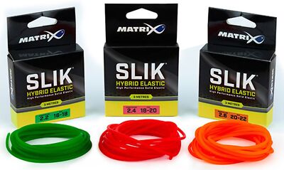 (3,33 /1m) Fox Matrix Slik Hybrid Elastic 3m - Gummizug zum Karpfenangeln