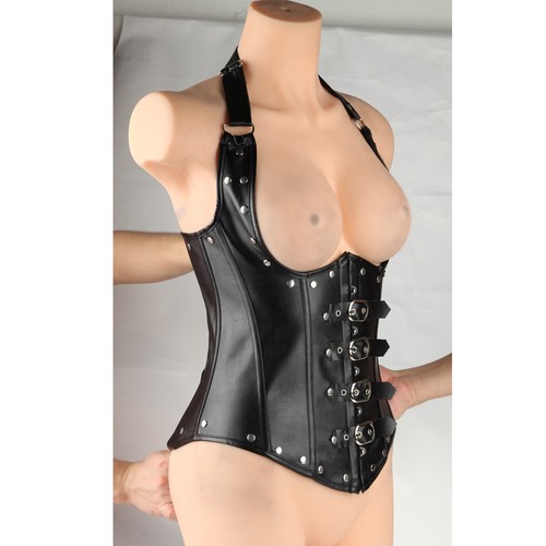 Steampunk Steel Boned Underbust Corset Bustier Lingerie Waist Training Shaper US - Picture 6 of 30