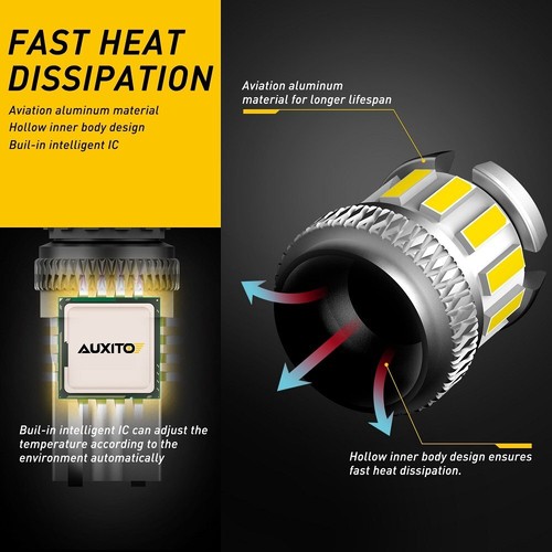 AUXITO T10 194 168 2825 SMD LED Light Interior Bulb Super Bright Canbus White B - Imagen 6 de 10