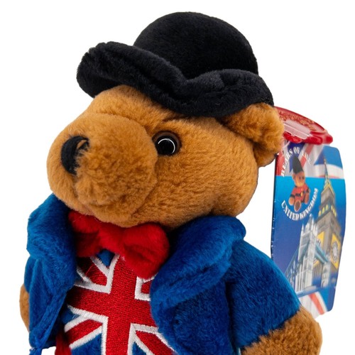 VTG 2000 Keel Toys London Bear Mini Teddy Bear Soft Toy Unused With Tag - Picture 2 of 2
