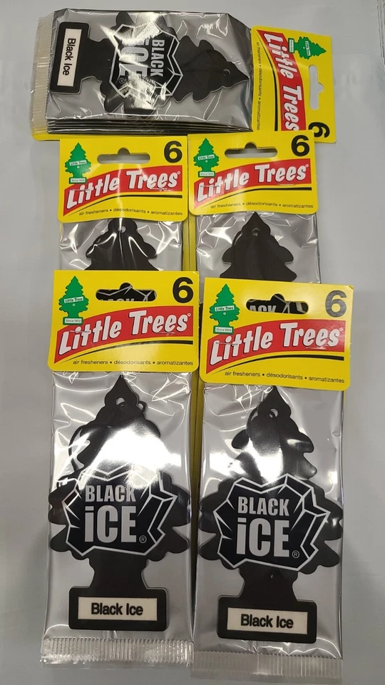 Black Ice little trees 30 pack newL