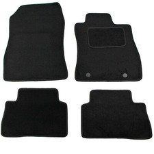 Fits Nissan Juke Car Mats for 2010 to 2019 Tailored Carpet 4pc Black Floor Set