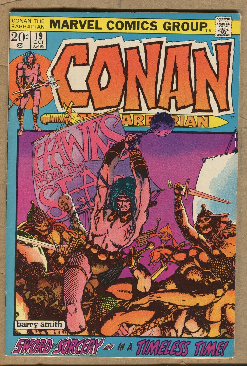 Conan #19 - Hawks from the Sea! -1972 (Grade 7.5) WH | eBay