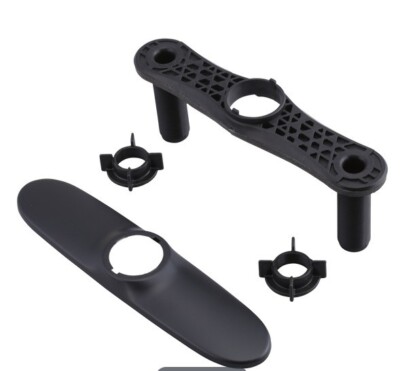 Delta Faucet Escutcheon Baseplate Matte Black 11'' RP70714BL - Essa, Trask