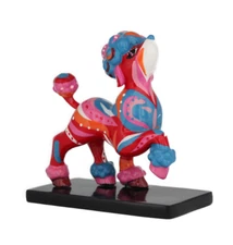 Poodle Lady Flora colorful Figure suitable for outdoor use - 20331