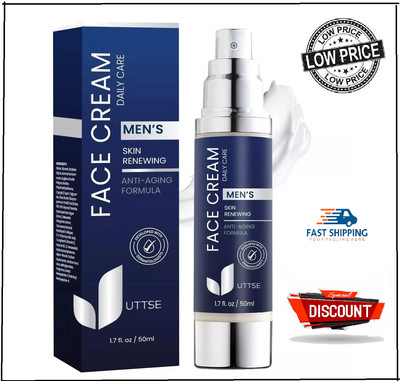 Face Cream for Men 6 in 1 Anti Aging Cream Fights Eye Bags Dark Spots 1.7 Oz