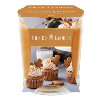 (35,24 EUR/kg) Prices Candles - Duftkerze Caramel Delight - 170g Glas