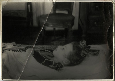 ALTES FOTO - VINTAGE SNAPSHOT - TOTE POST MORTEM - DEAD