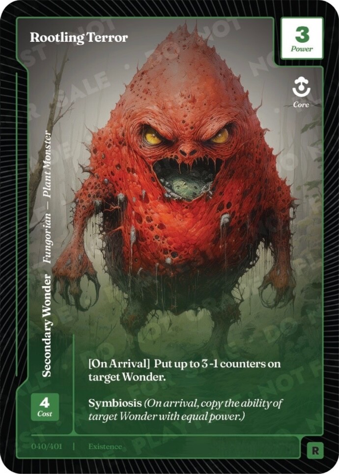Rootling Terror #194 Wonders of the First Existence trading card — raw and PSA graded price guide