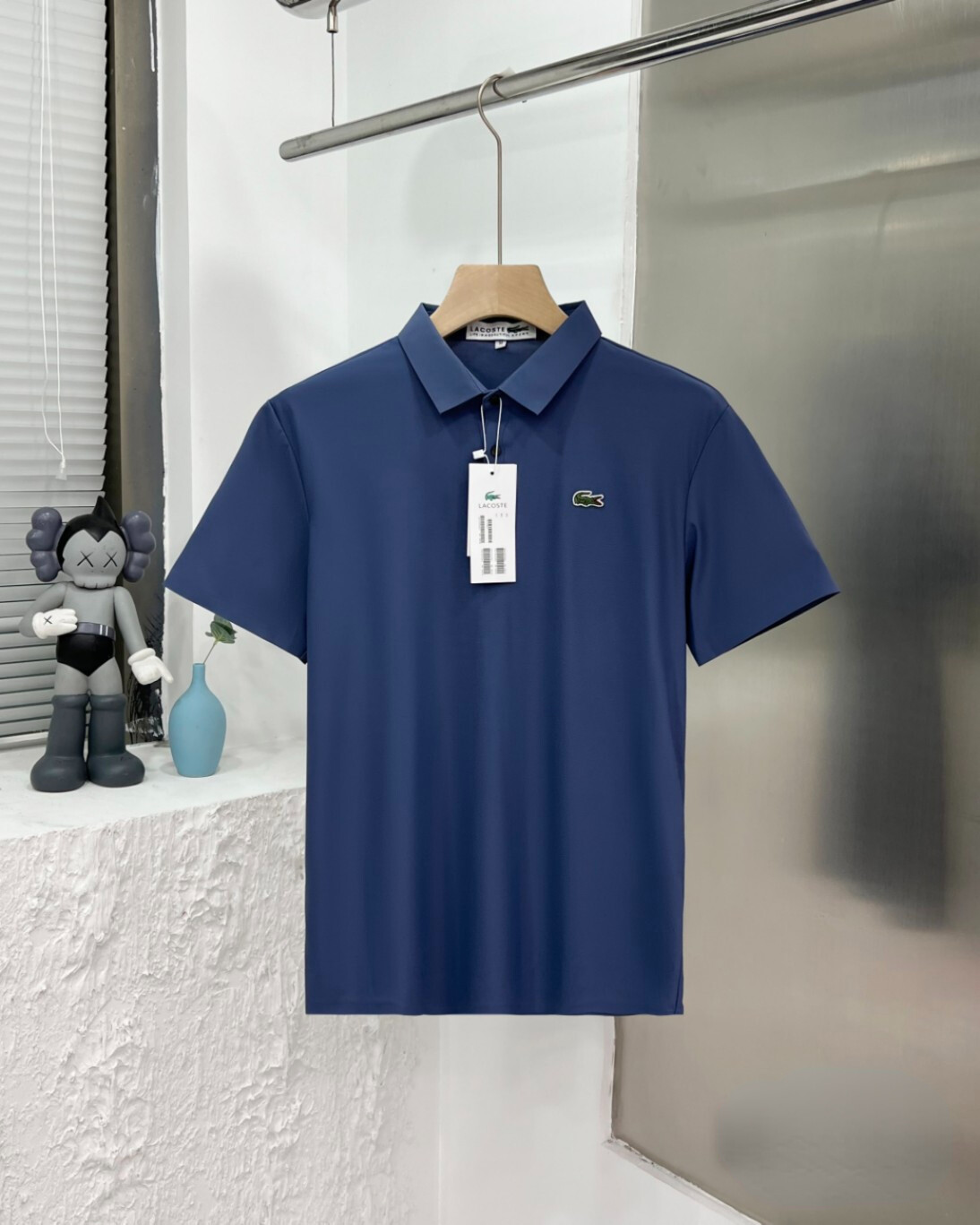 Mens Lacoste Polo Shirt Mesh Short Sleeve Regular Fit Button Tee MXXXL