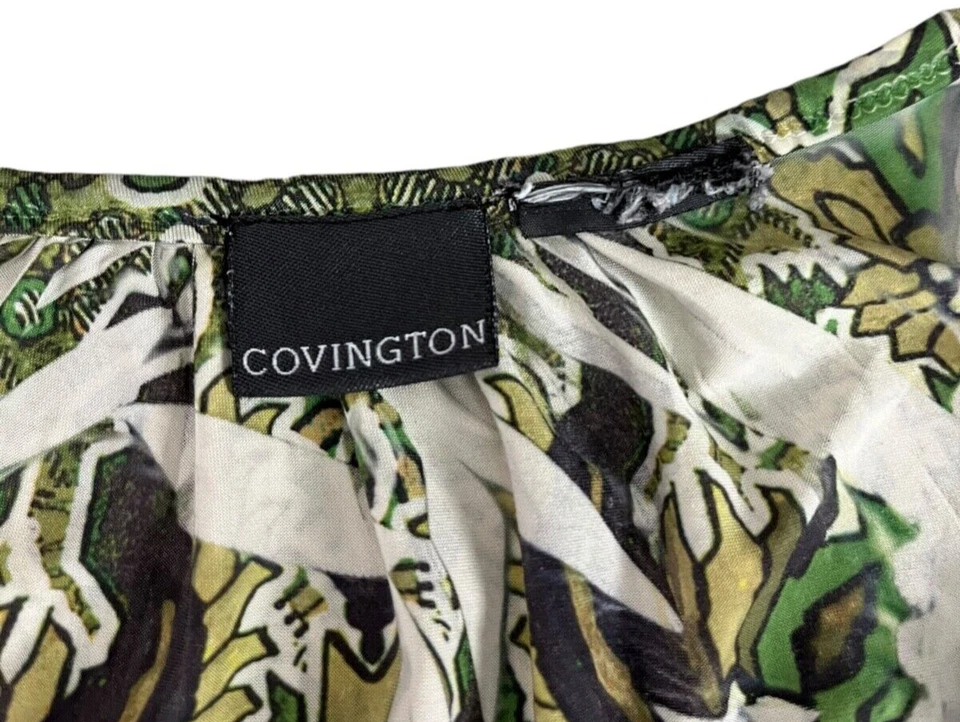 Blusa túnica Covington para mujer multicolor de encaje y lentejuelas L Foto 4 de 4